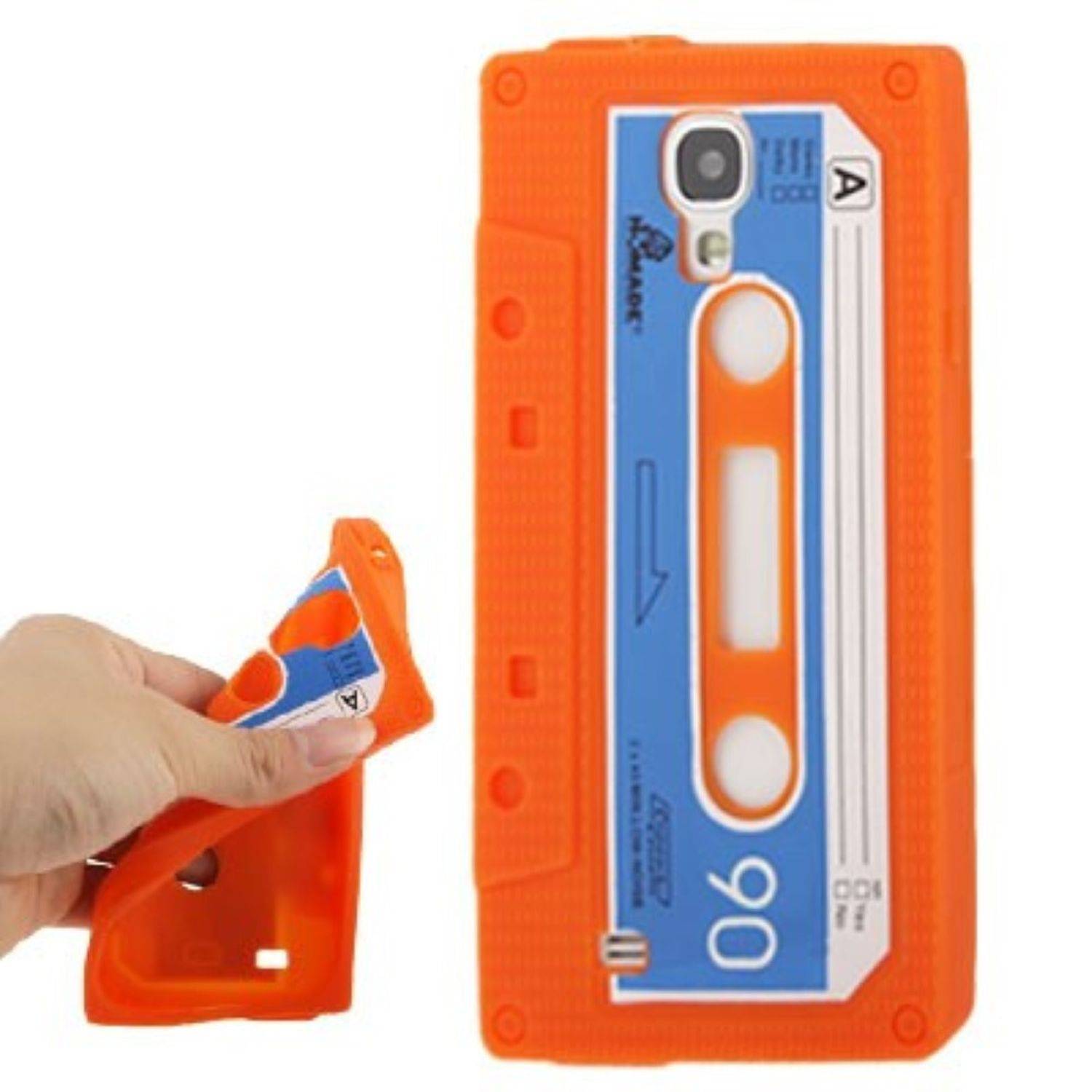 Samsung Galaxy S4 Handyhülle Backcover Orange