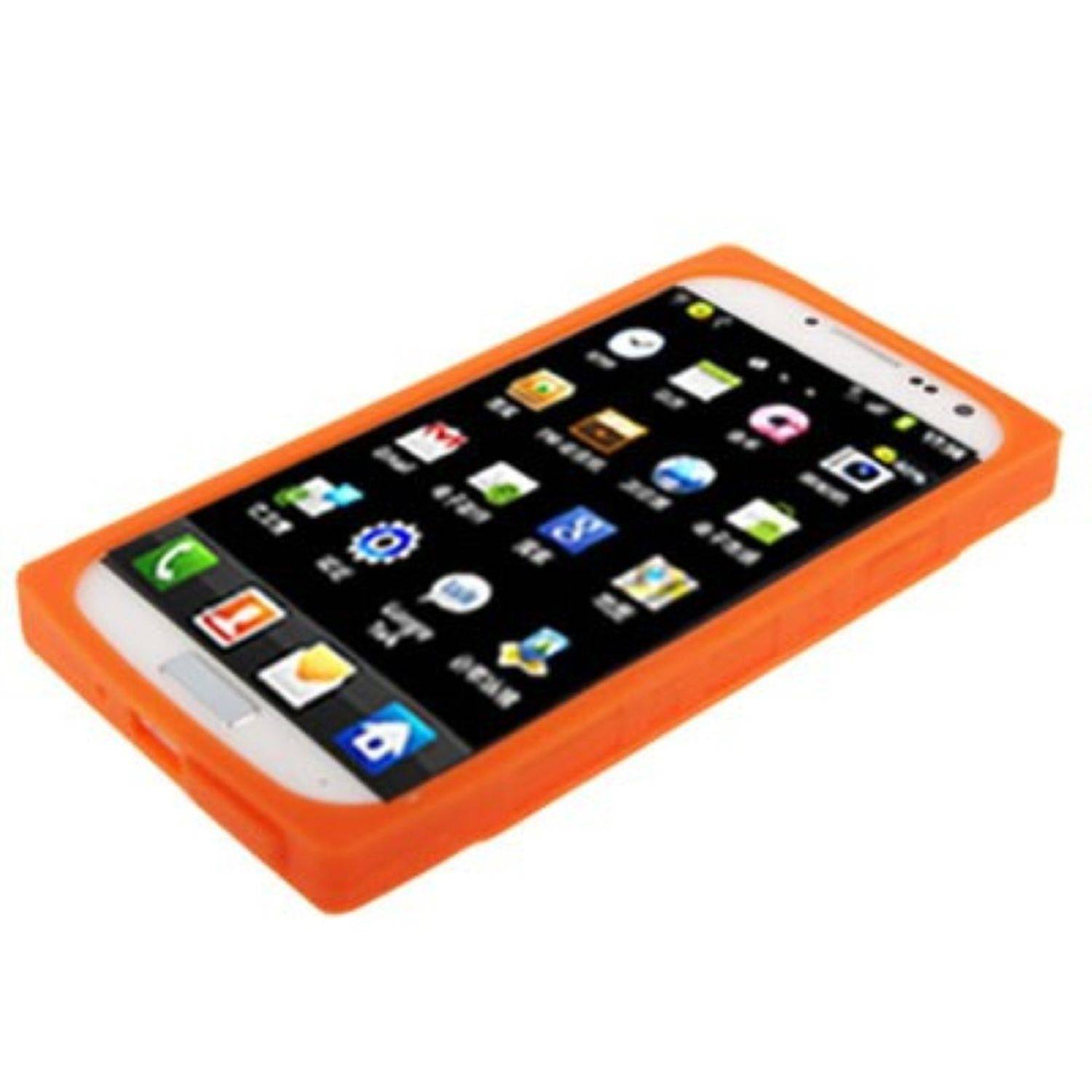 Samsung Galaxy S4 Handyhülle Backcover Orange
