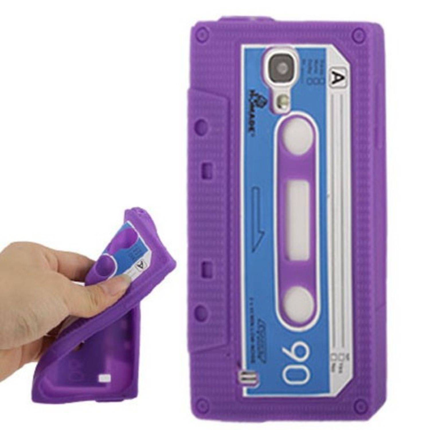 Samsung Galaxy S4 Handyhülle Backcover Violett