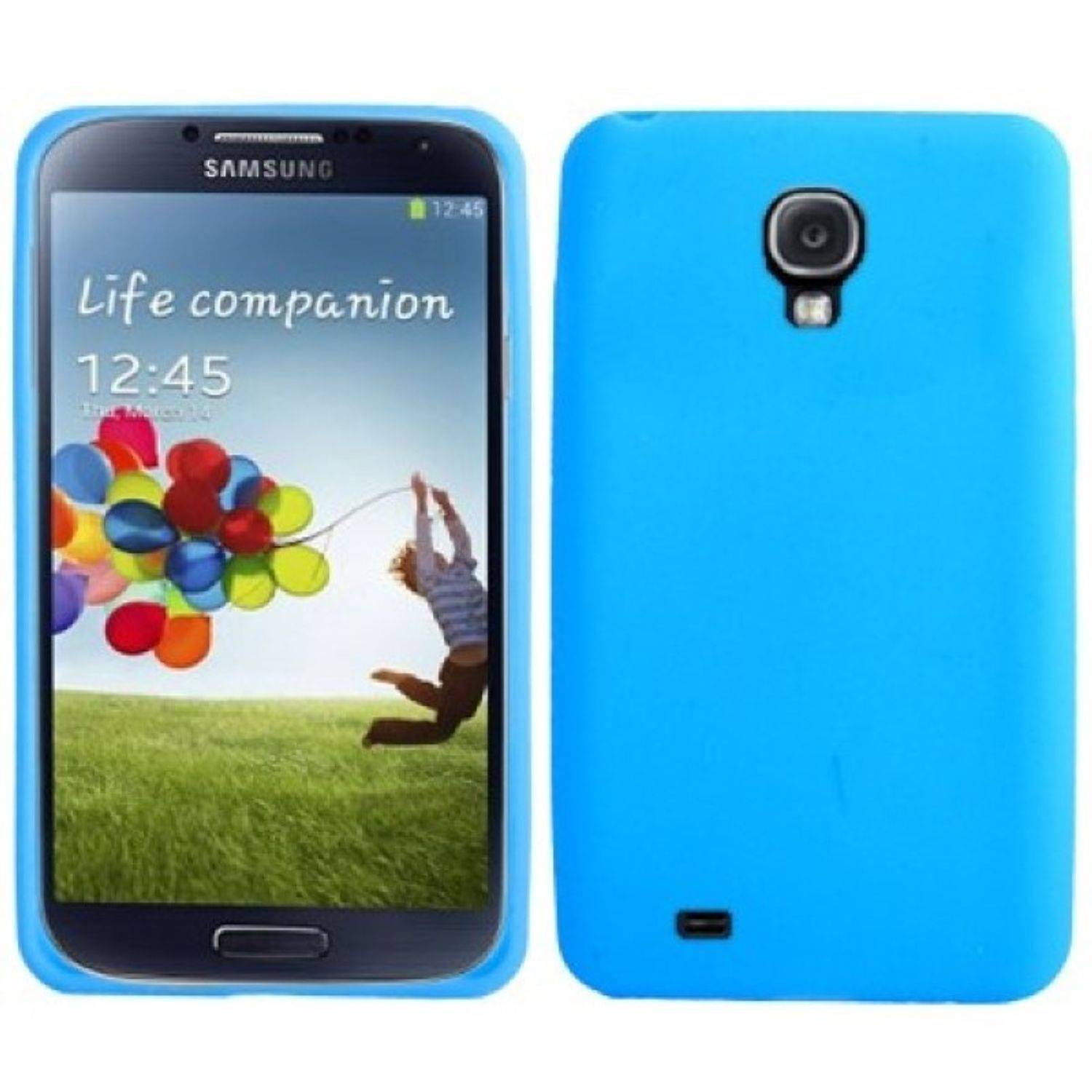 Samsung Galaxy S4 Handyhülle Backcover Blau