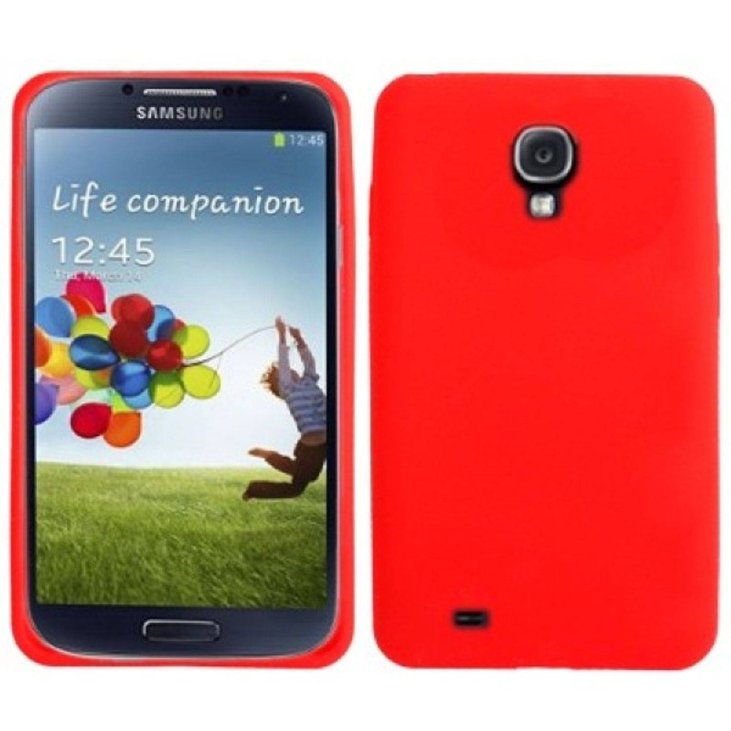 Samsung Galaxy S4 Handyhülle Backcover Rot