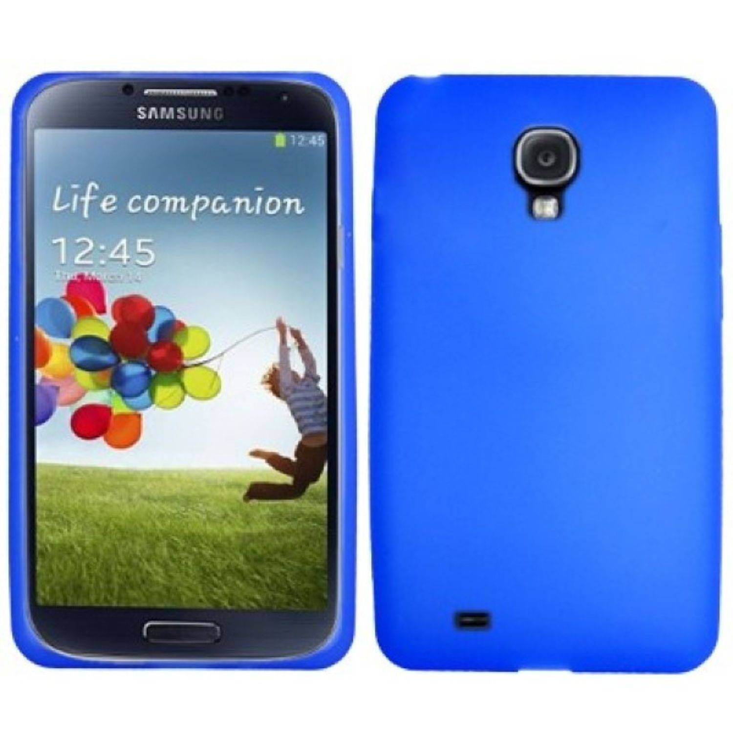 Samsung Galaxy S4 Handyhülle Backcover Blau