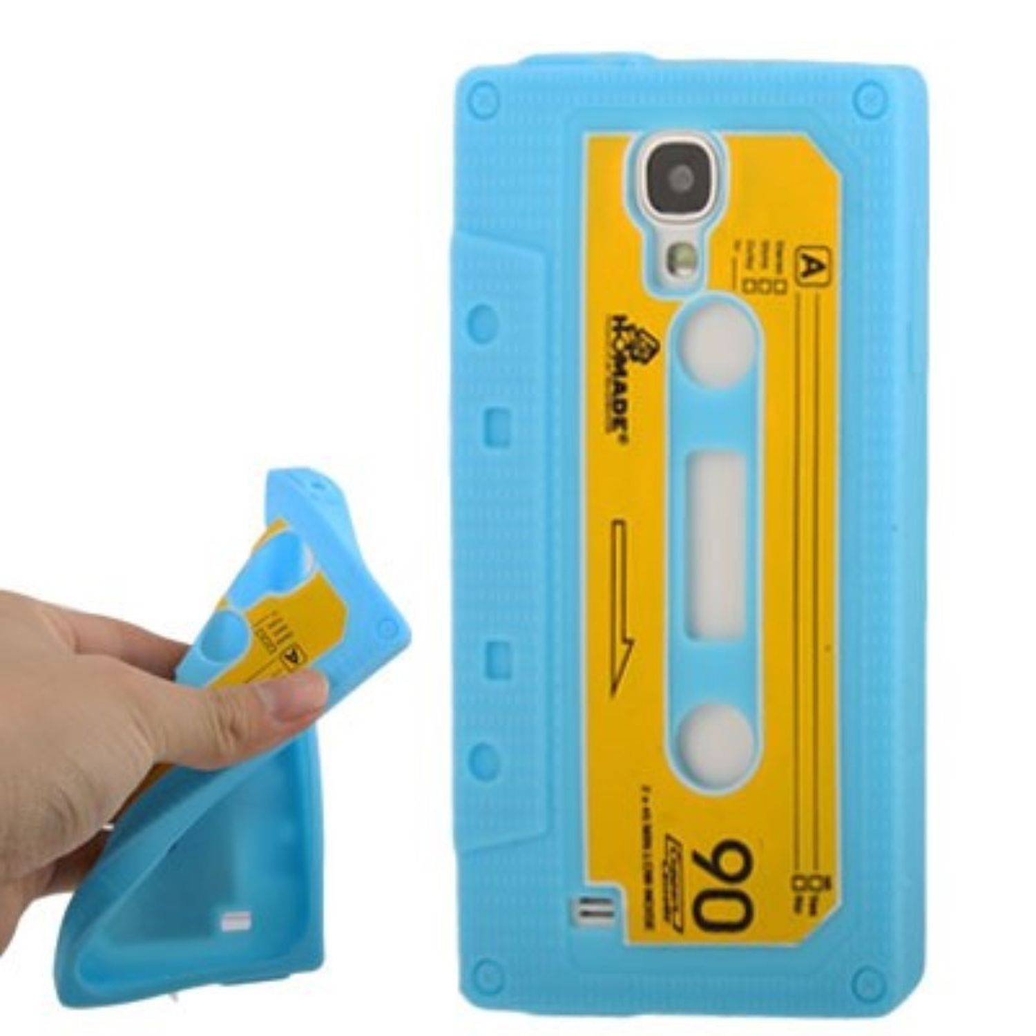 Samsung Galaxy S4 Handyhülle Backcover Blau