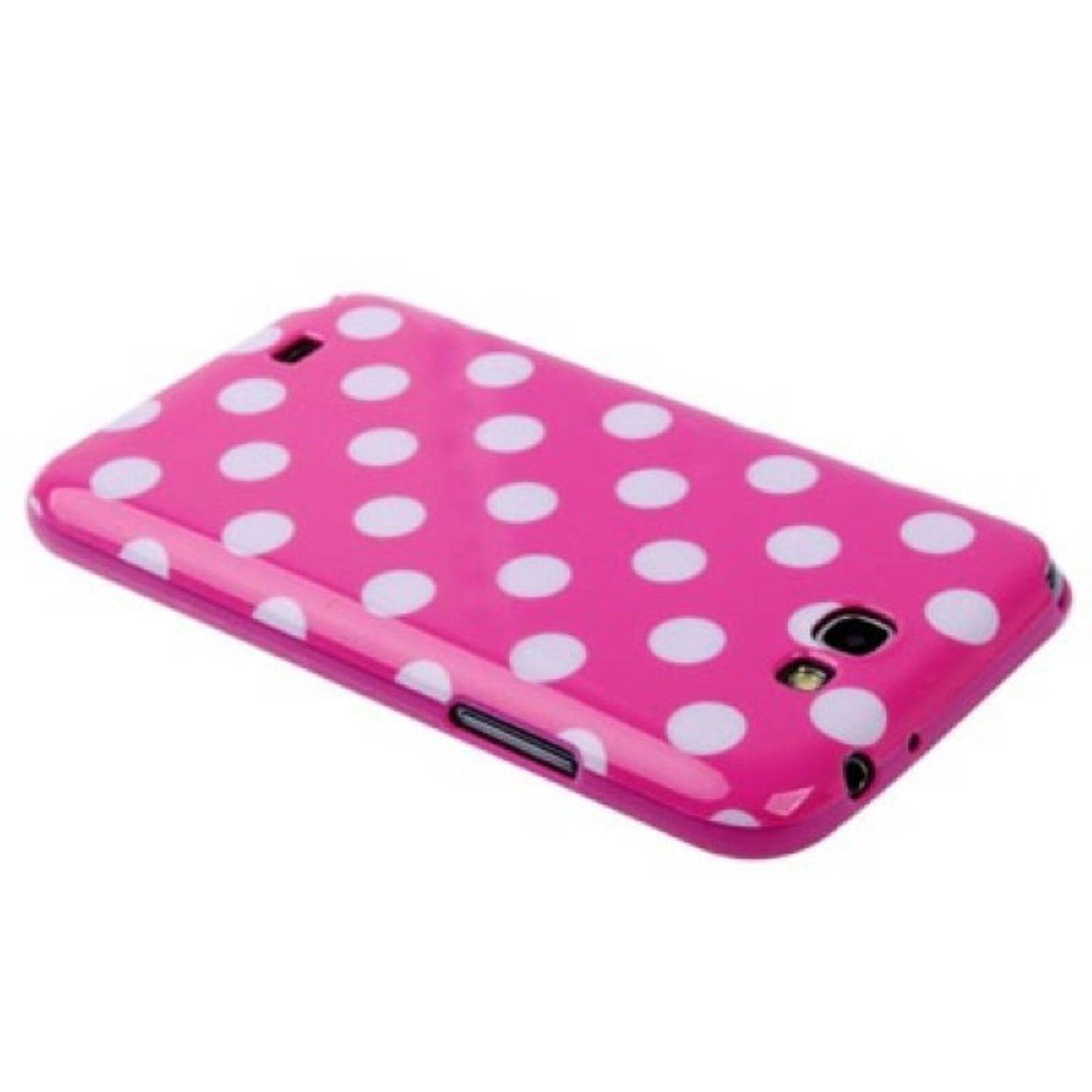 Samsung Galaxy Note 2 N7100 Handyhülle Backcover Rosa