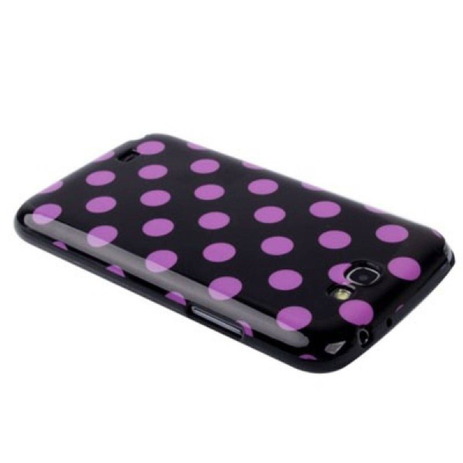 Samsung Galaxy Note 2 N7100 Handyhülle Backcover Schwarz