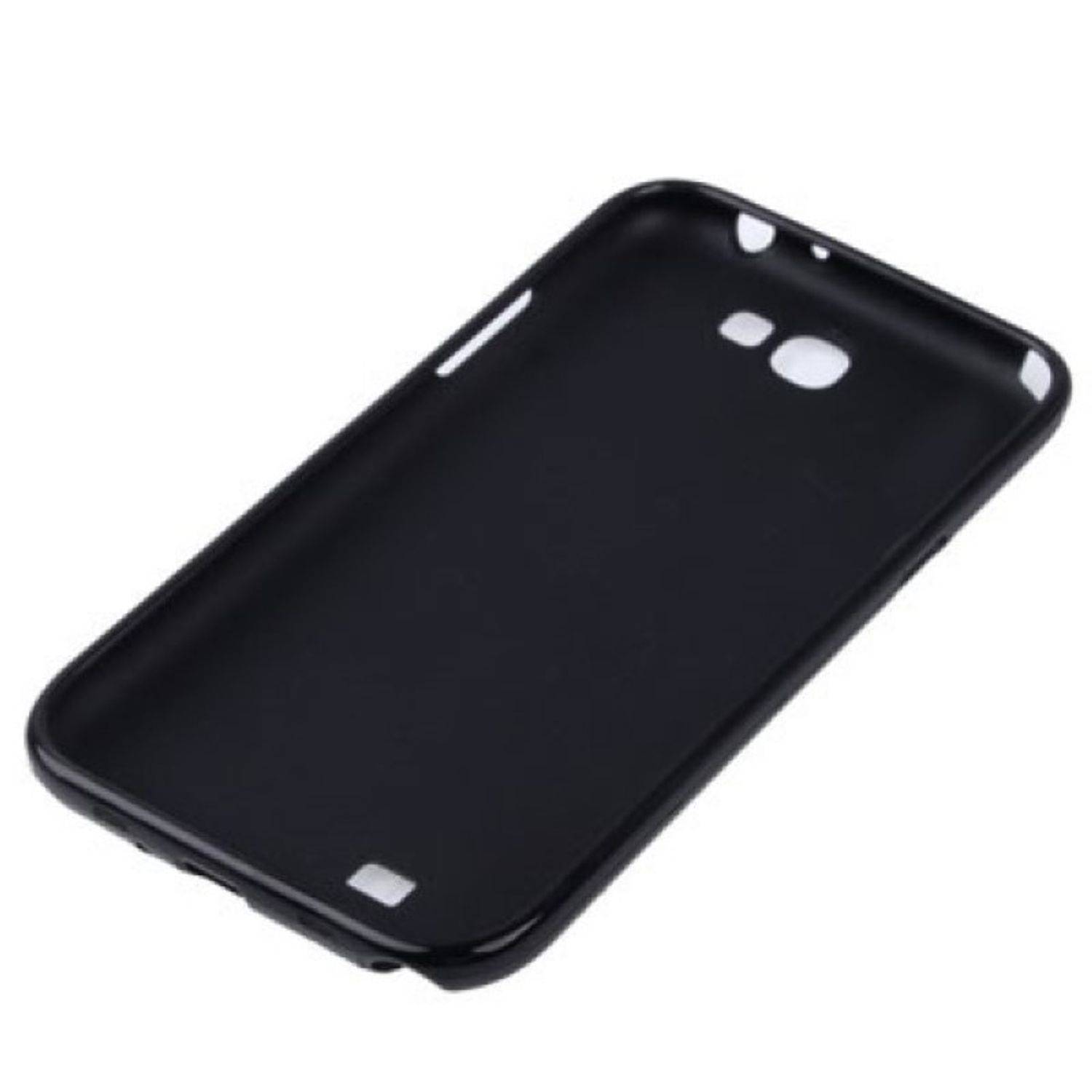 Samsung Galaxy Note 2 N7100 Handyhülle Backcover Schwarz