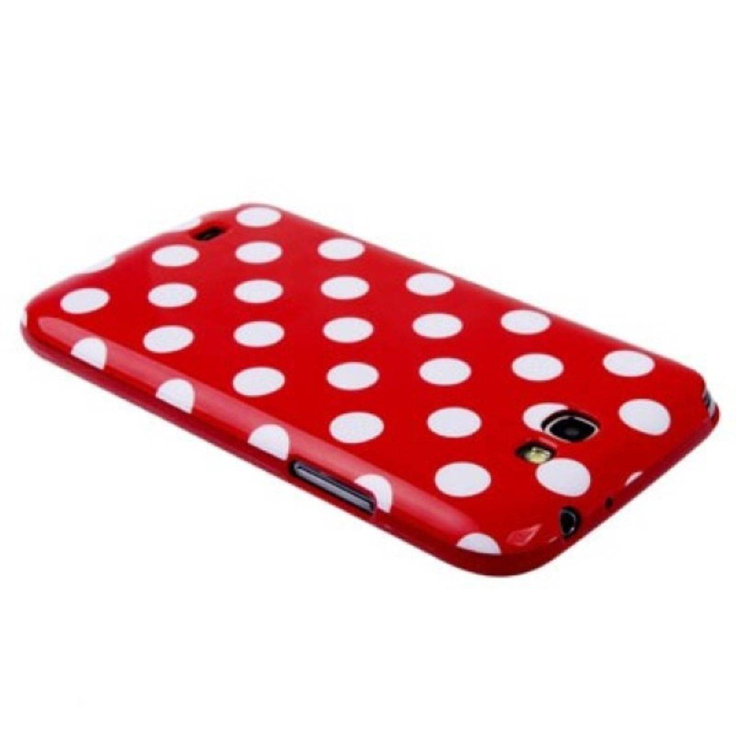 Samsung Galaxy Note 2 N7100 Handyhülle Backcover Rot