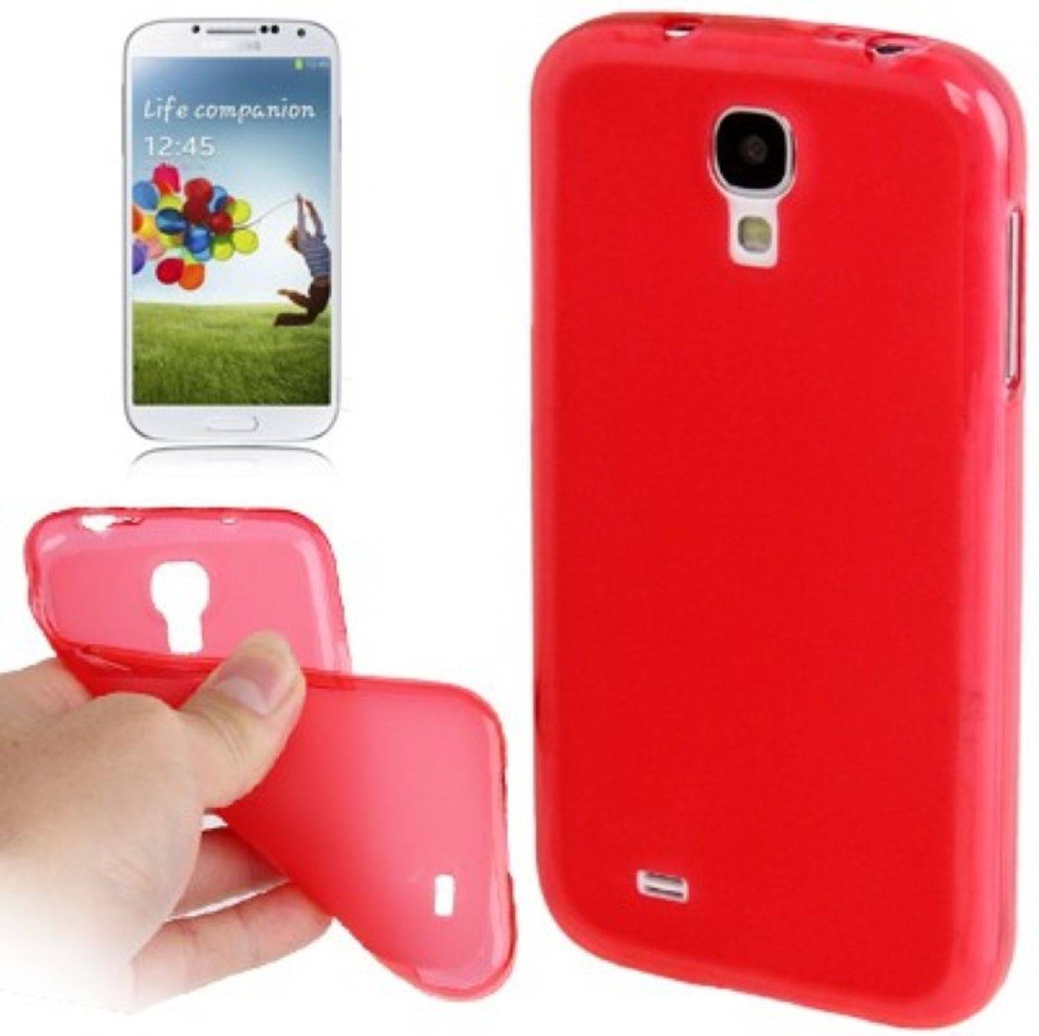 Samsung Galaxy S4 Handyhülle Backcover Rot