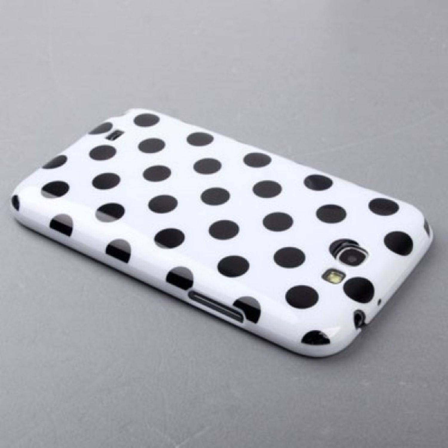Samsung Galaxy Note 2 N7100 Handyhülle Backcover Weiß
