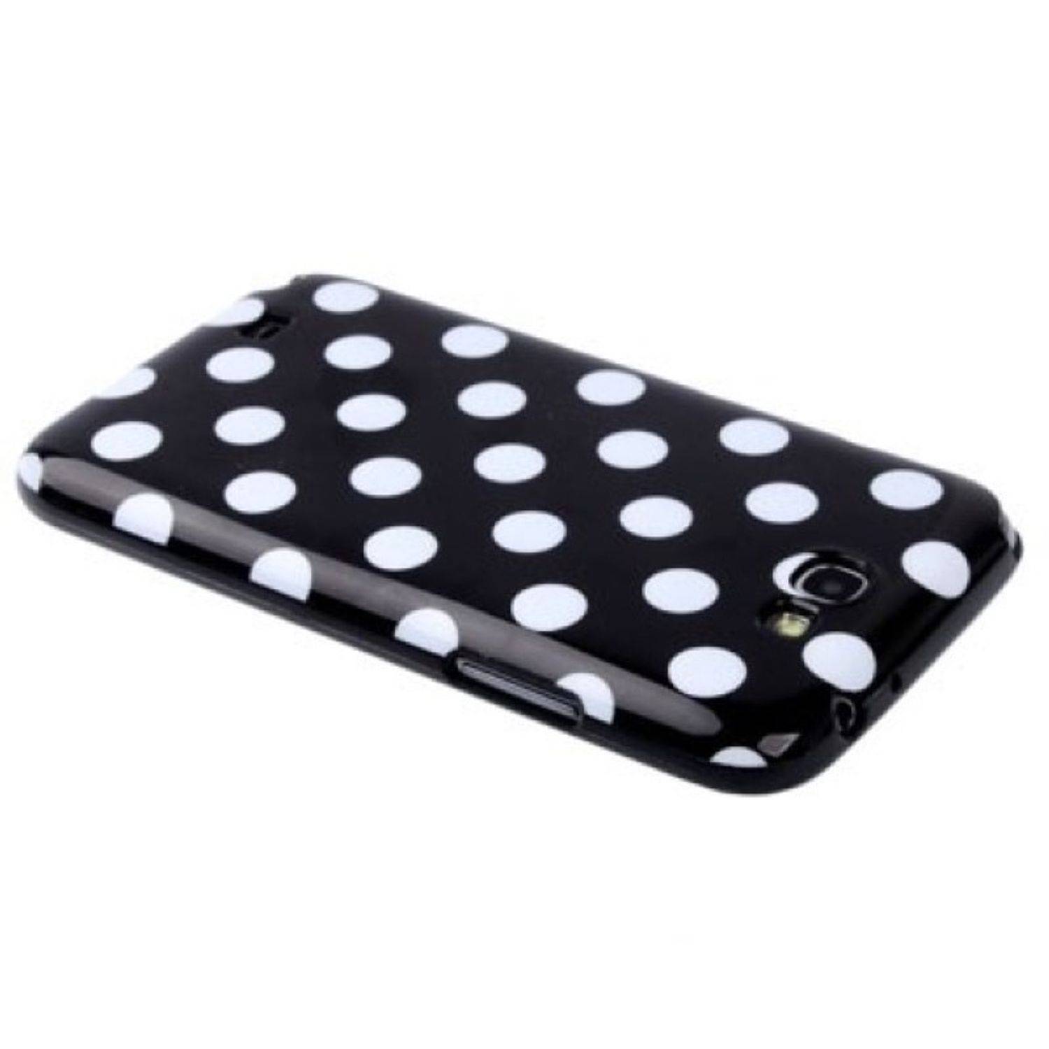 Samsung Galaxy Note 2 N7100 Handyhülle Backcover Schwarz