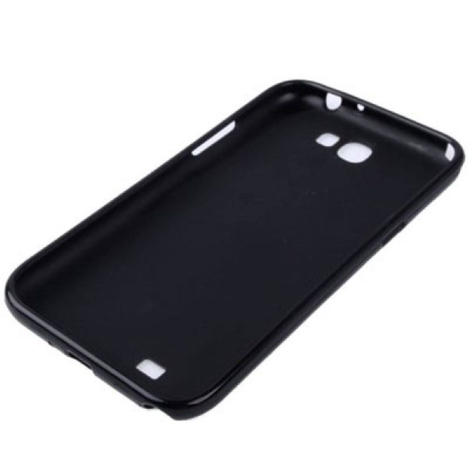 Samsung Galaxy Note 2 N7100 Handyhülle Backcover Schwarz