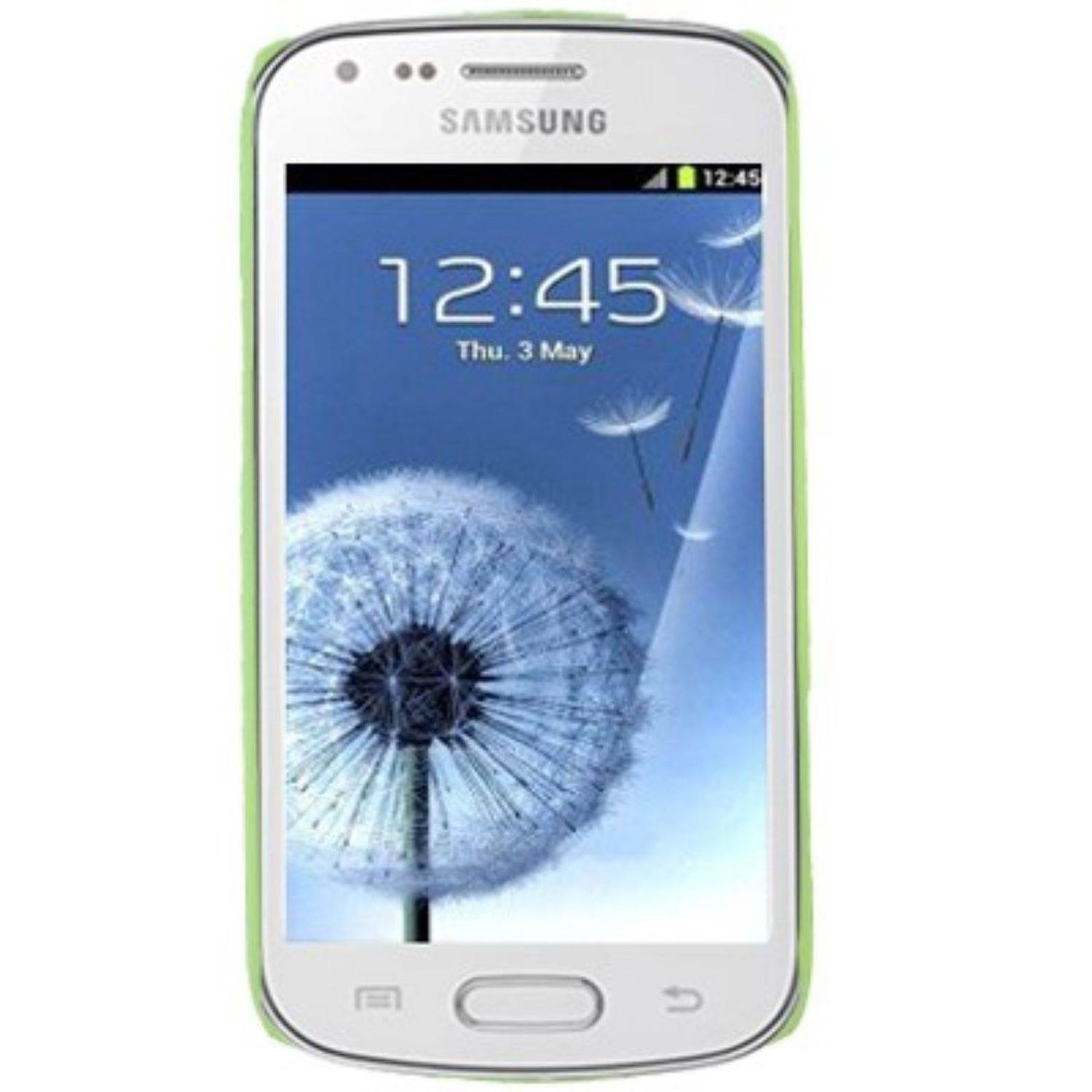 Samsung Galaxy S Duos S7562 Handyhülle Backcover Grün