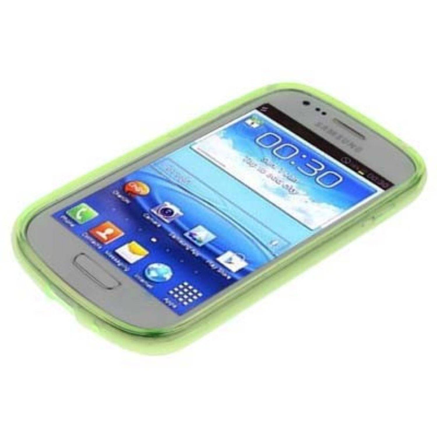 Samsung Galaxy S Duos S7562 Handyhülle Backcover Grün
