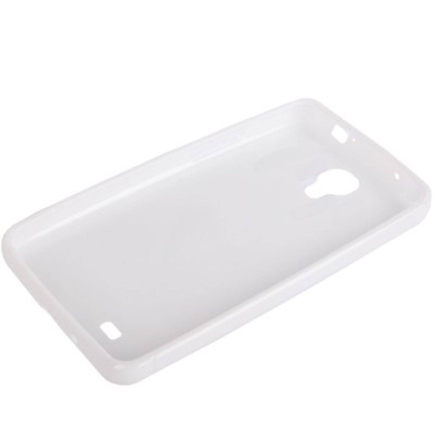 Samsung Galaxy S4 Handyhülle Backcover Weiß