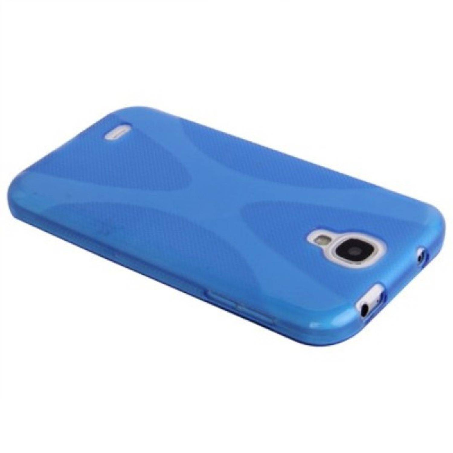 Samsung Galaxy S4 Handyhülle Backcover Blau