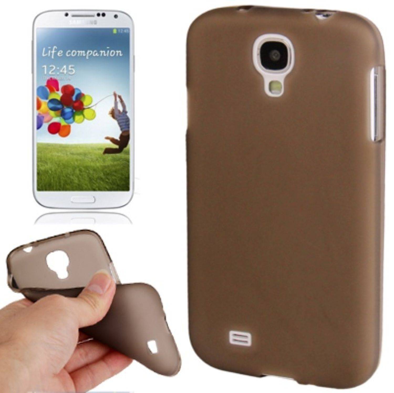 Samsung Galaxy S4 Handyhülle Backcover Grau