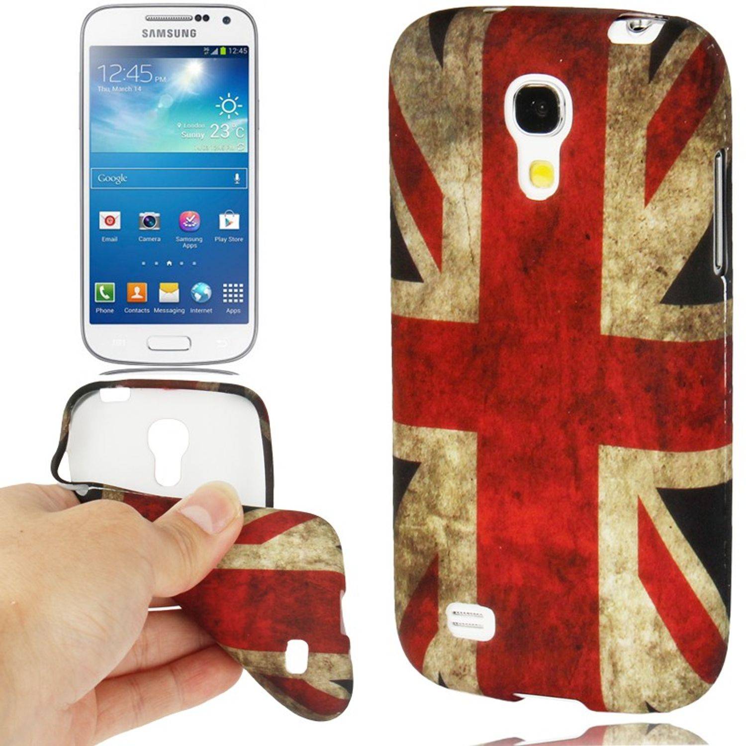 Samsung Galaxy S4 Mini Handyhülle Backcover Mehrfarbig