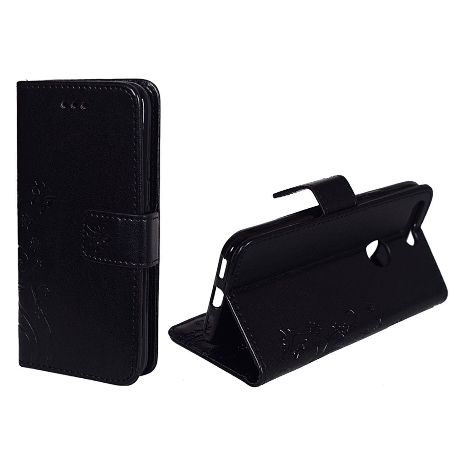 Google Pixel Handyhülle Bookcover Schwarz