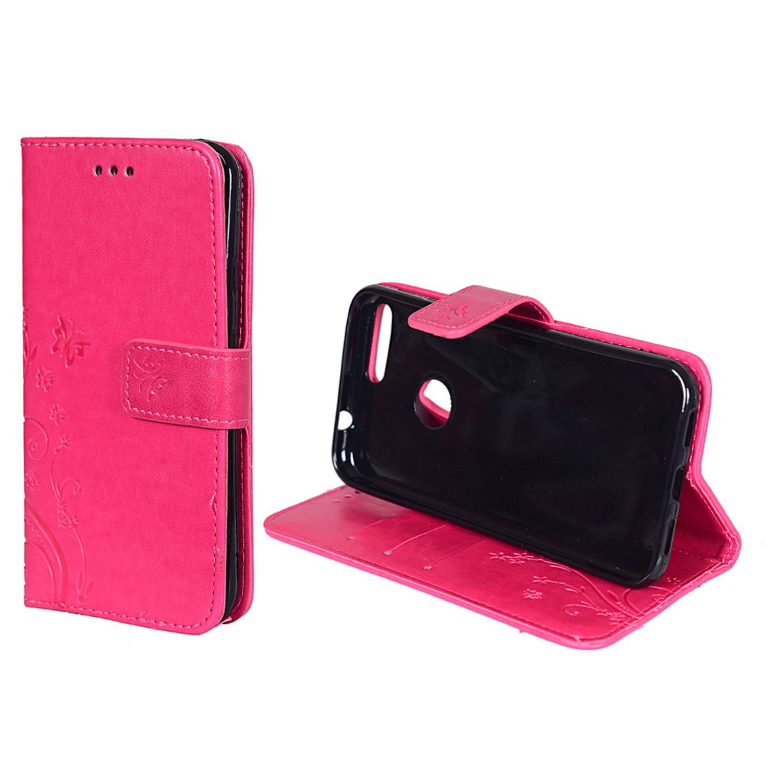 Google Pixel XL Handyhülle Bookcover Rosa