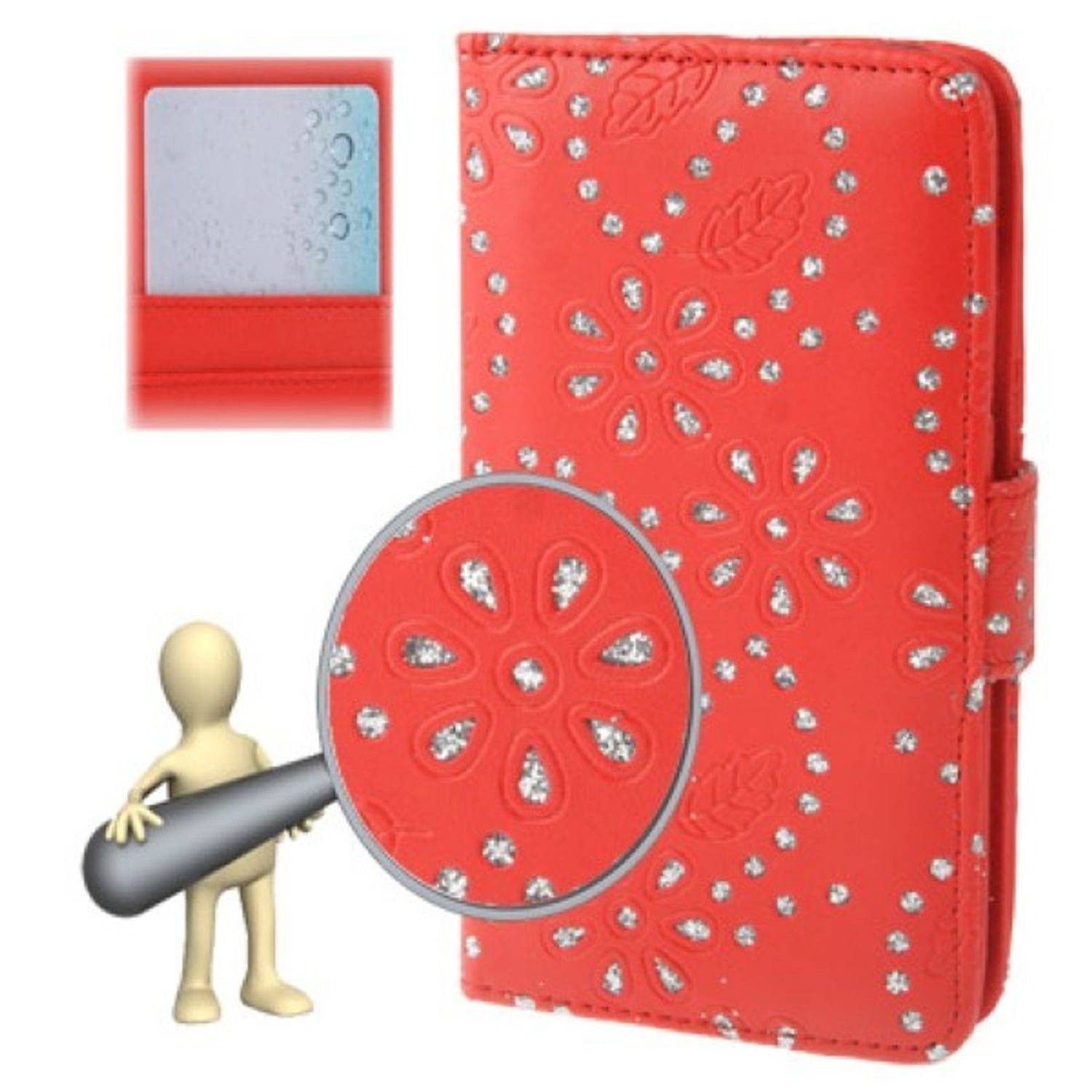 Samsung Galaxy S4 Handyhülle Backcover Rot