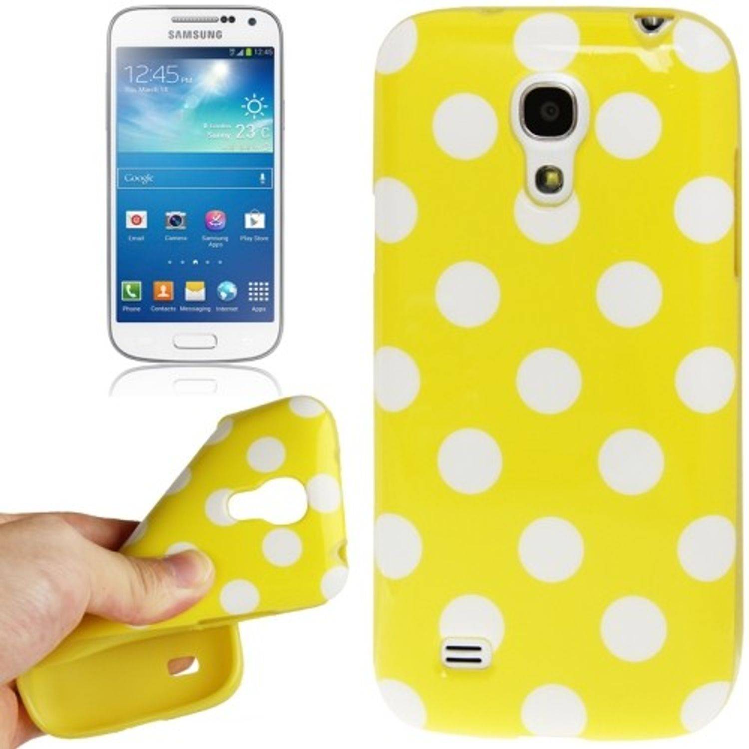 Samsung Galaxy S4 Mini Handyhülle Backcover Gelb