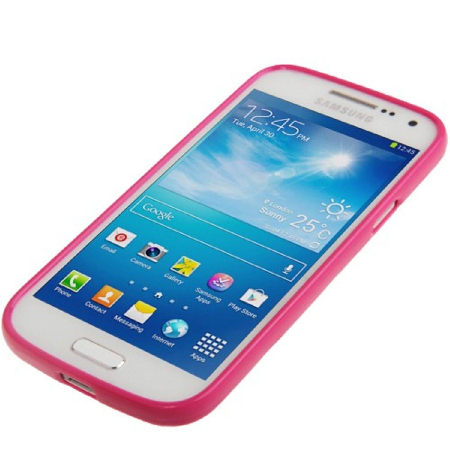 Samsung Galaxy S4 Mini Handyhülle Backcover Rosa