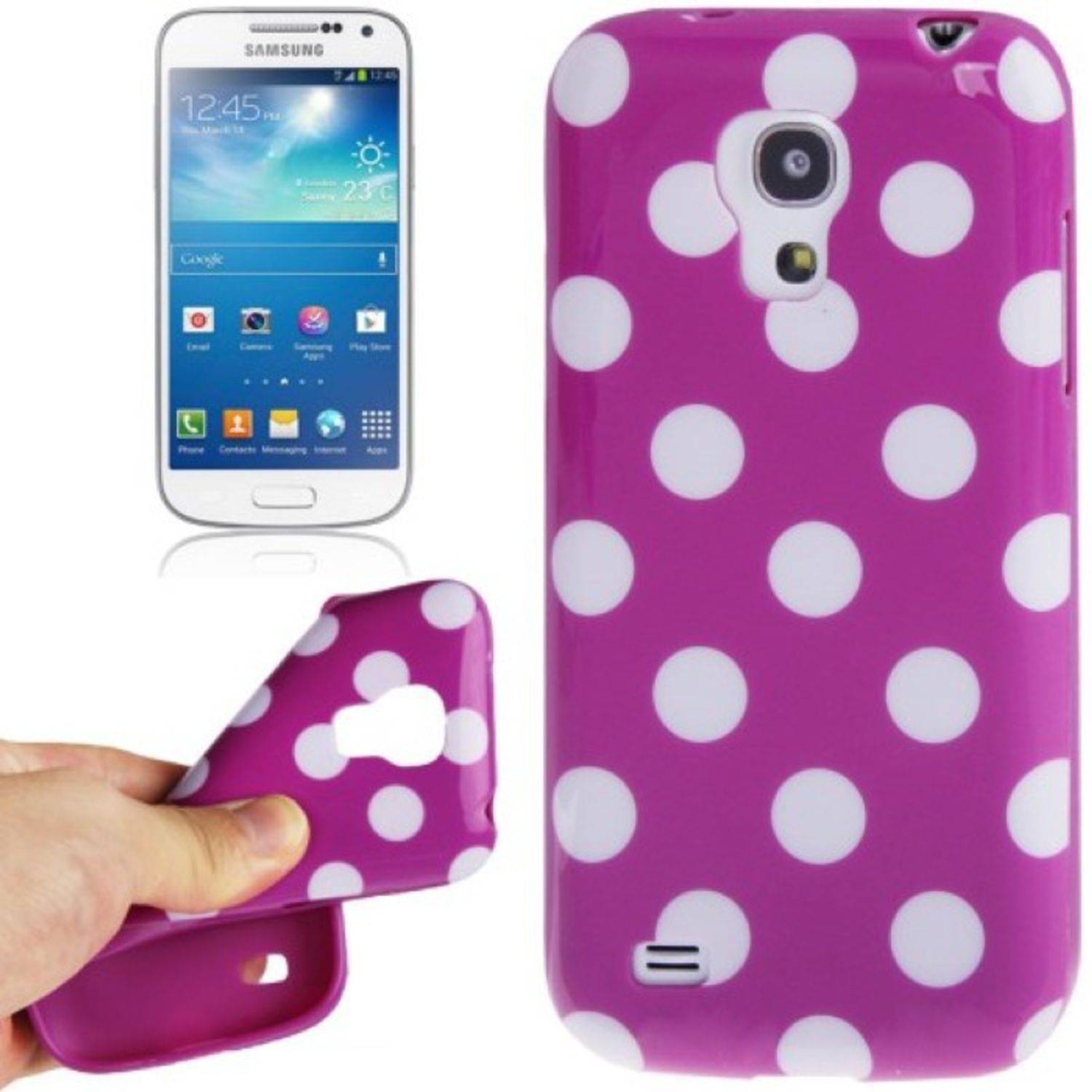 Samsung Galaxy S4 Mini Handyhülle Backcover Violett