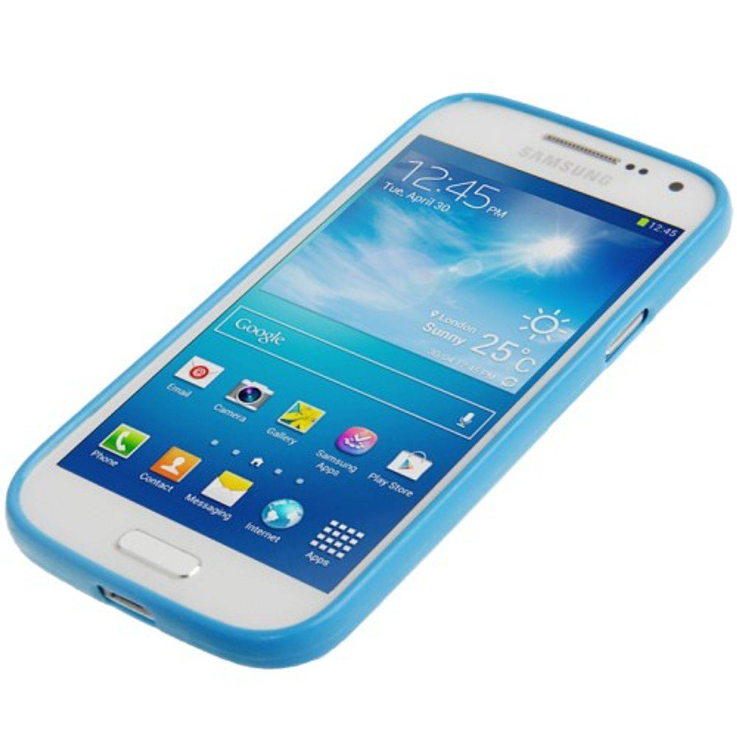 Samsung Galaxy S4 Mini Handyhülle Backcover Blau