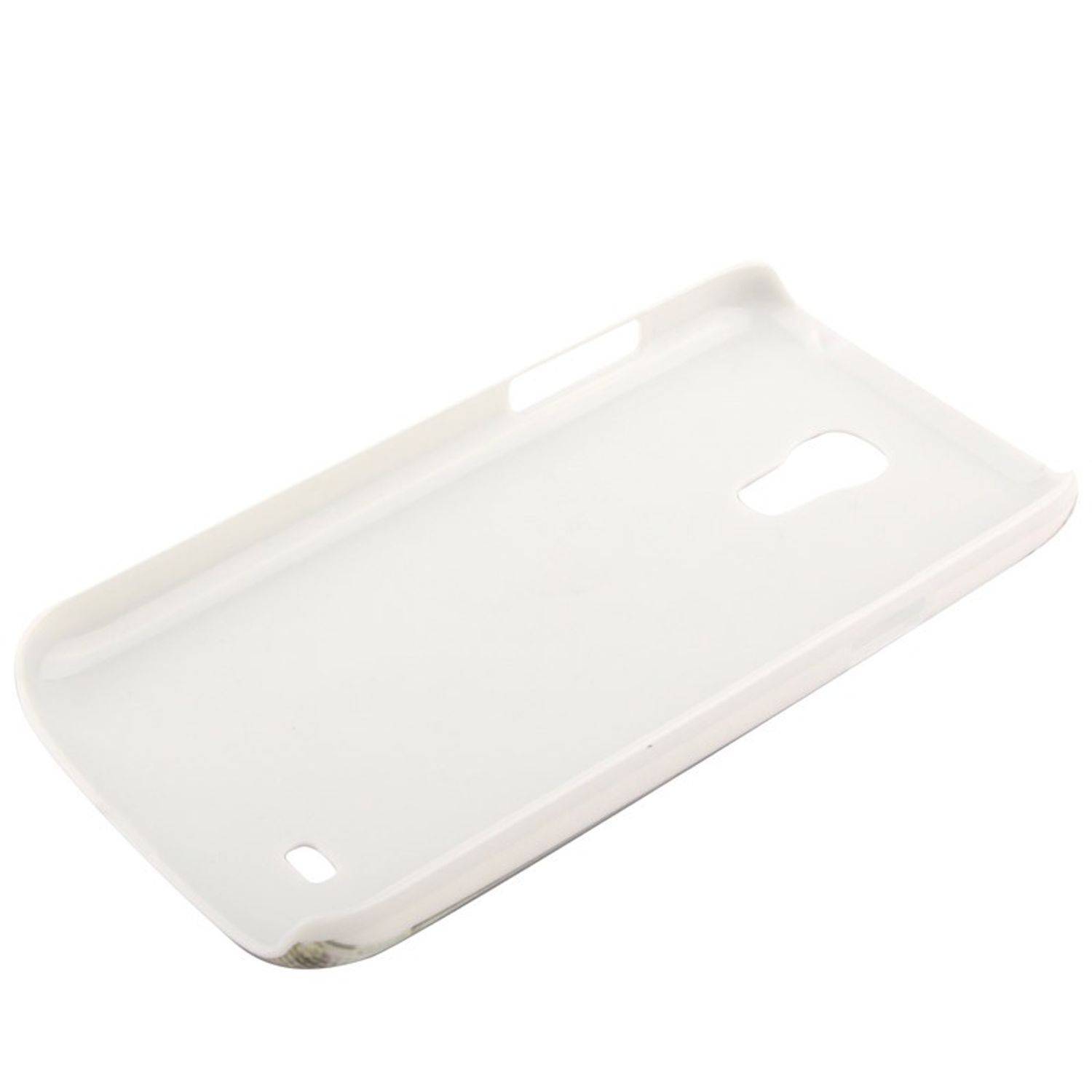 Samsung Galaxy S4 Mini Handyhülle Backcover Weiß