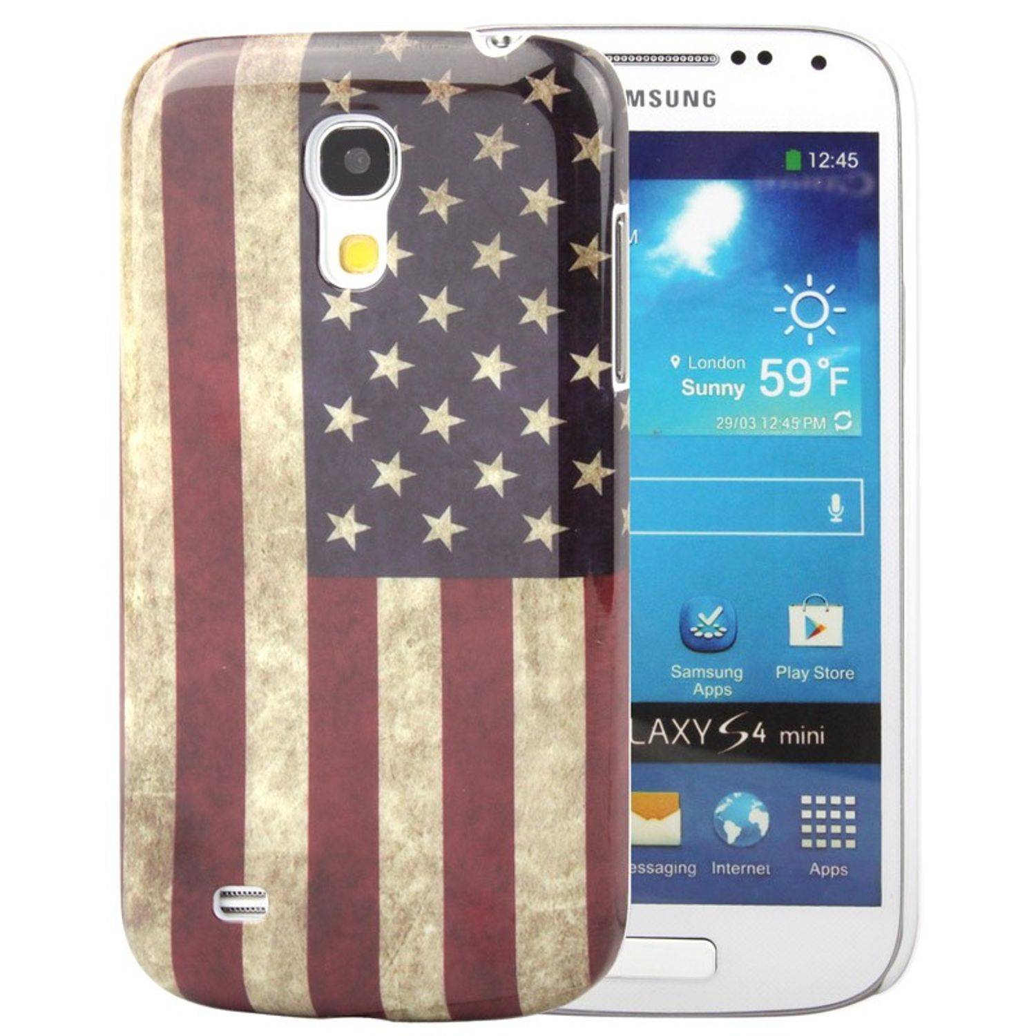 Samsung Galaxy S4 Mini Handyhülle Backcover Mehrfarbig