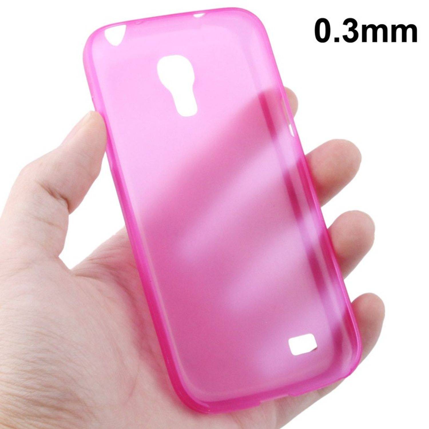 Samsung Galaxy S4 Mini Handyhülle Backcover Rosa