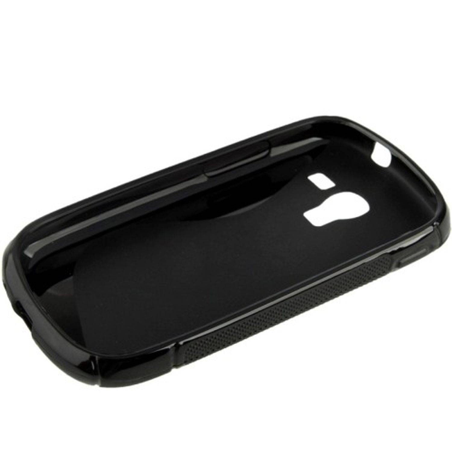 Samsung Galaxy Exhibit T599 Handyhülle Backcover Schwarz