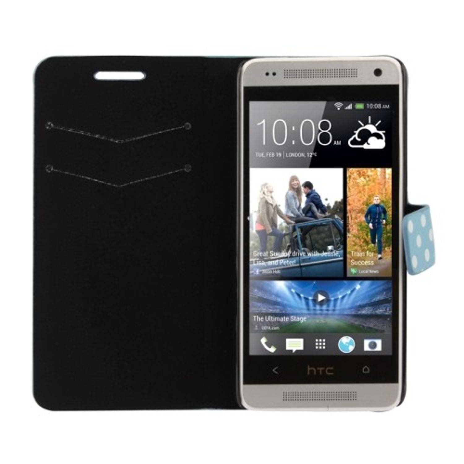 HTC One Mini Handyhülle Backcover Blau