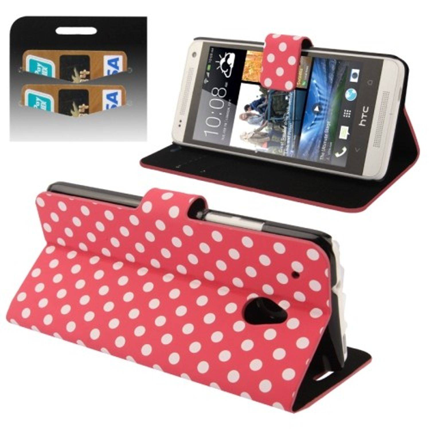 HTC One Mini Handyhülle Backcover Rosa