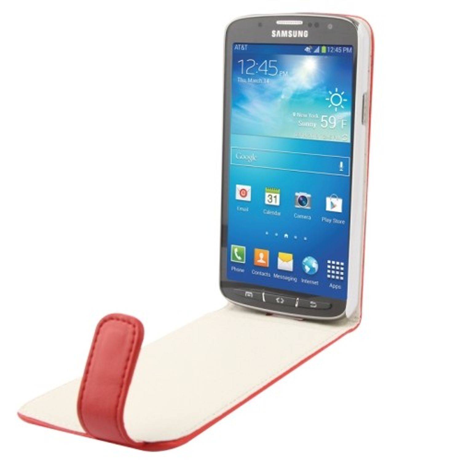 Samsung Galaxy S4 Active Handyhülle Backcover Rot