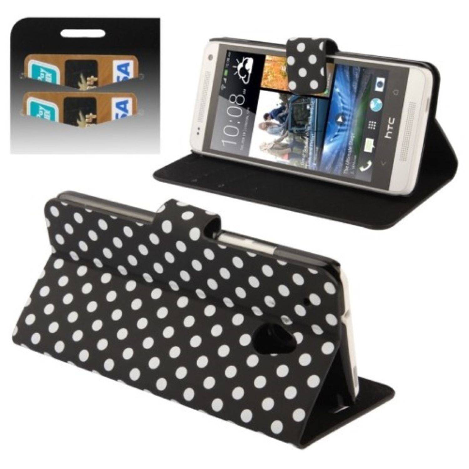 HTC One Mini Handyhülle Backcover Schwarz
