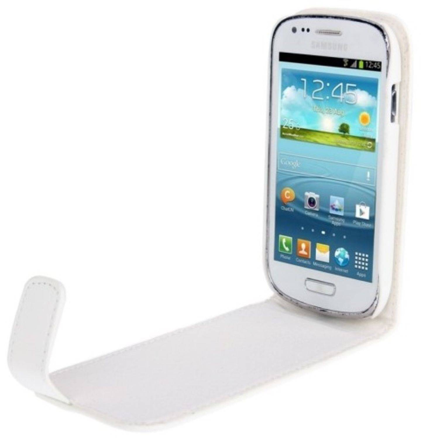 Samsung Galaxy S3 Mini Handyhülle Backcover Weiß