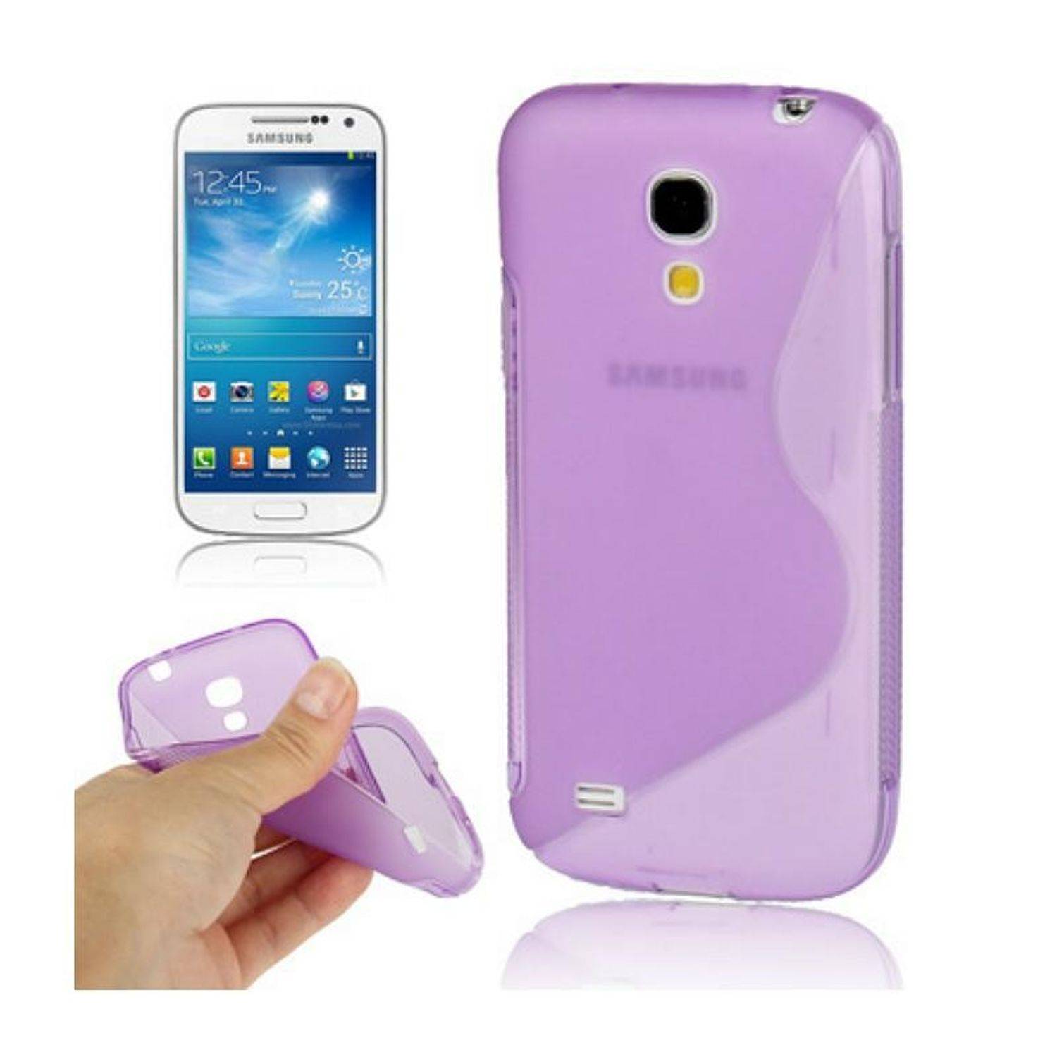 Samsung Galaxy S4 Mini Handyhülle Backcover Violett