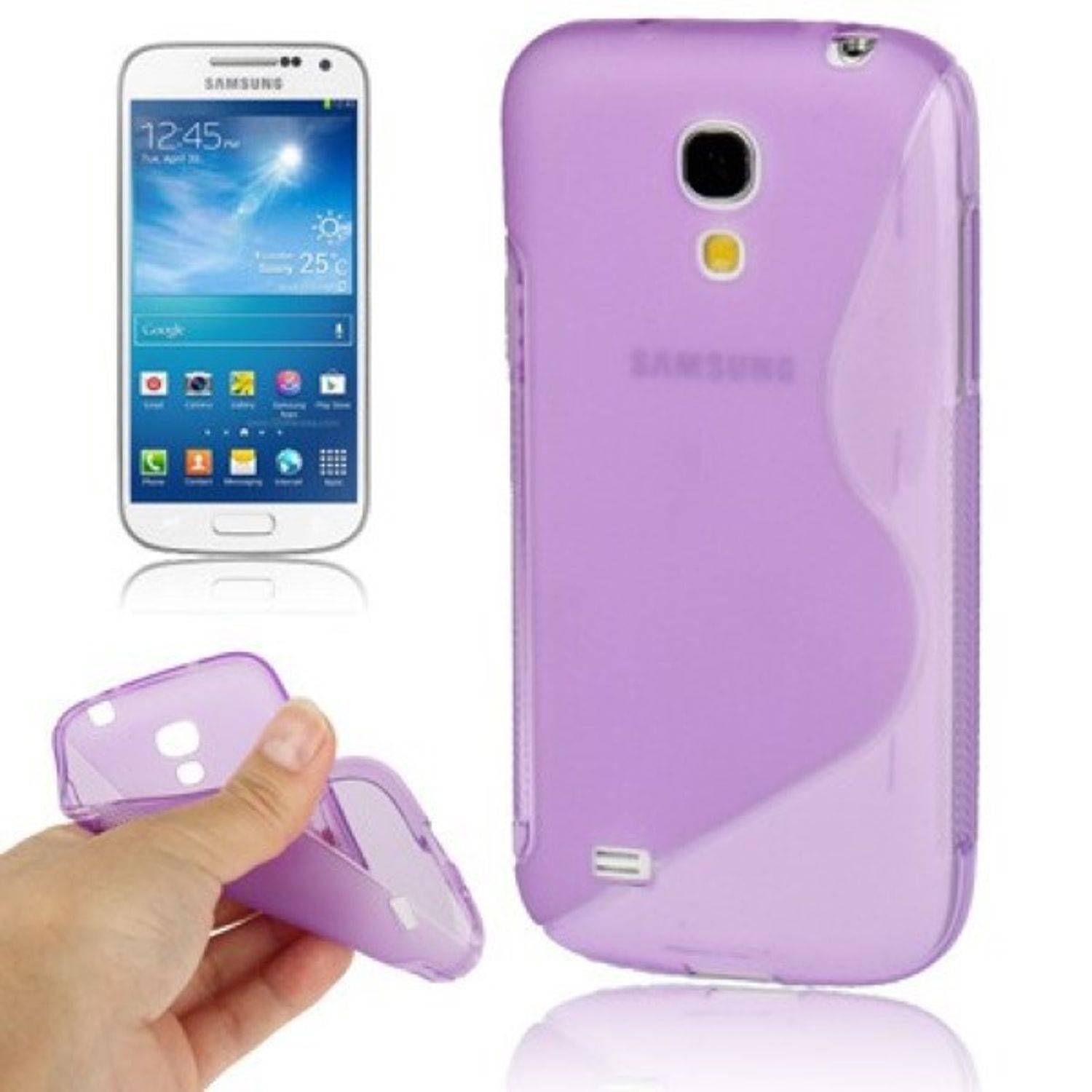 Samsung Galaxy S4 Mini Handyhülle Backcover Violett