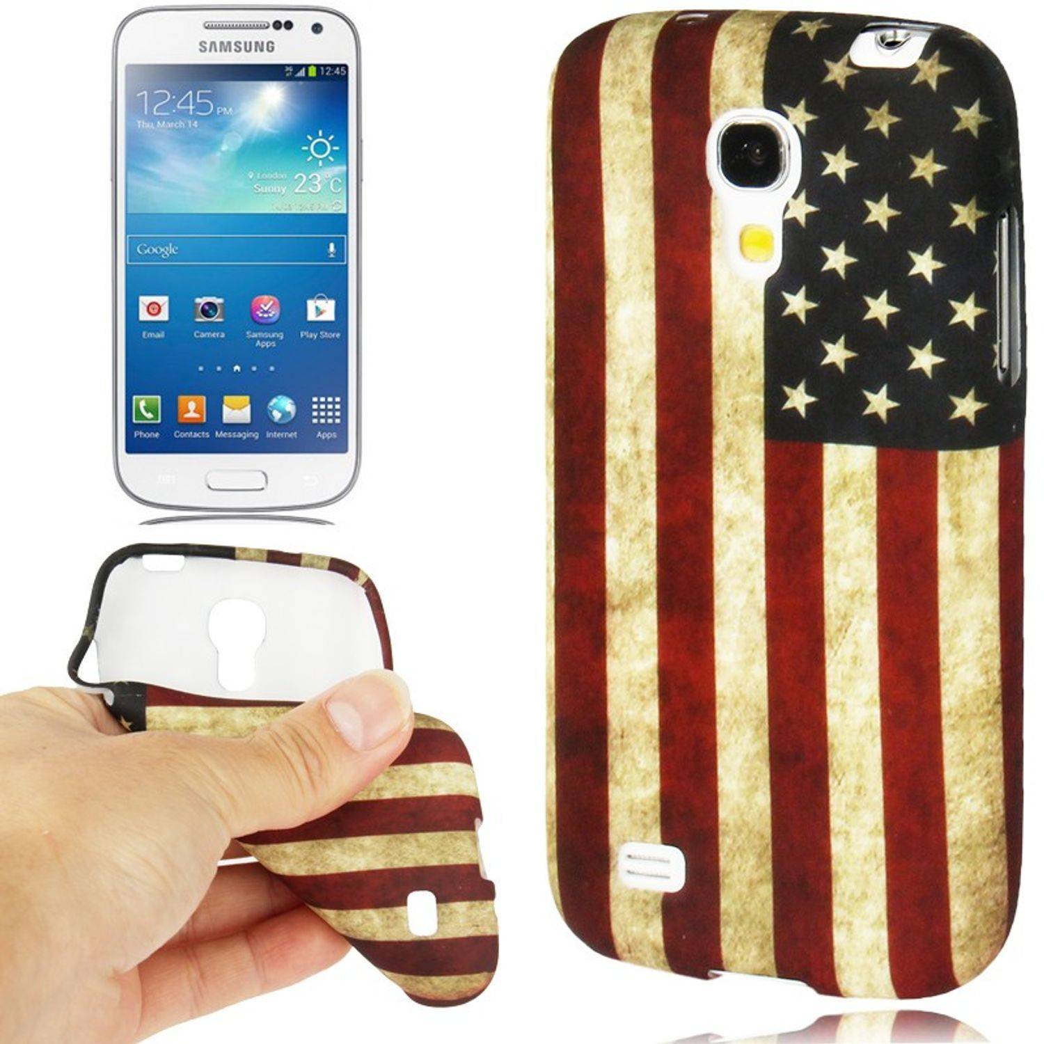 Samsung Galaxy S4 Mini Handyhülle Backcover Mehrfarbig