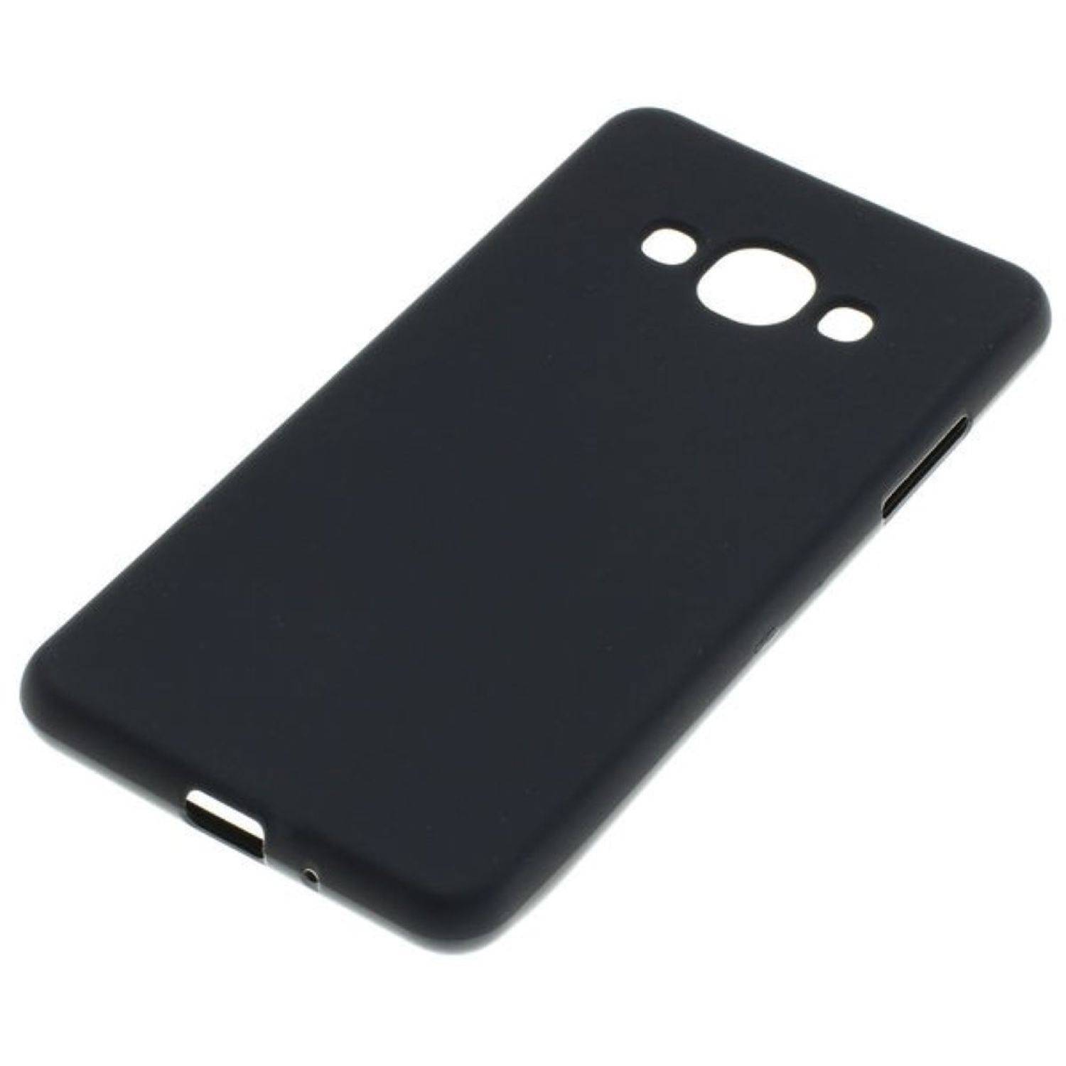 Samsung Galaxy J3 Emerge Handyhülle Backcover Schwarz