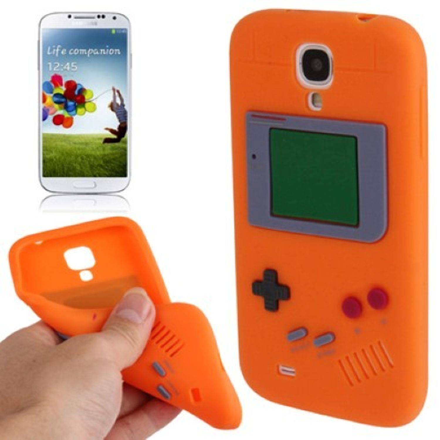 Samsung Galaxy S4 Handyhülle Backcover Orange