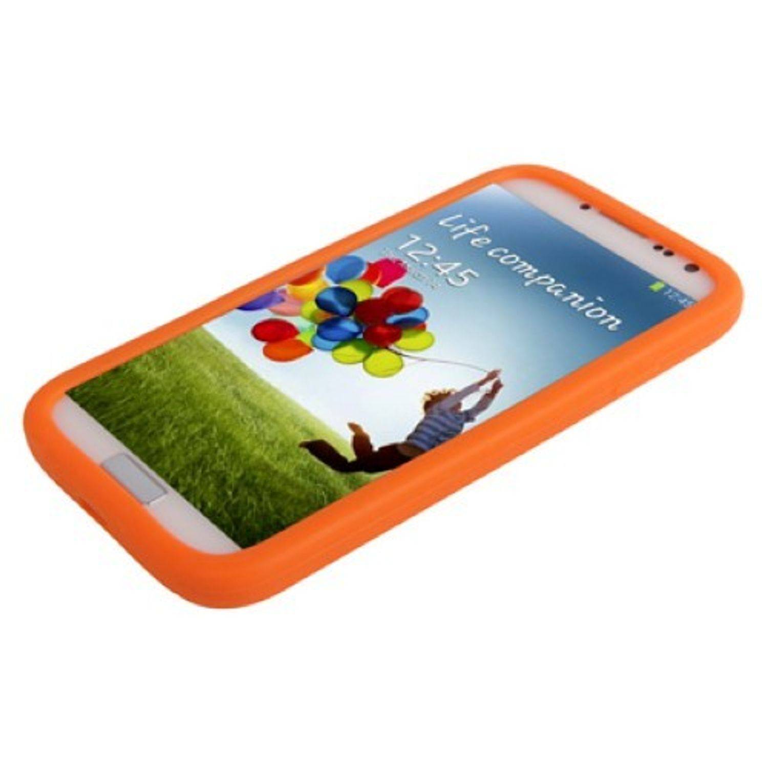 Samsung Galaxy S4 Handyhülle Backcover Orange