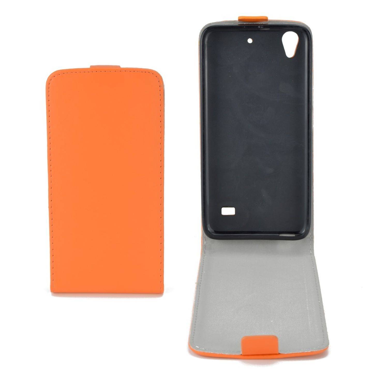 Huawei Ascend G620s Handyhülle Backcover Orange