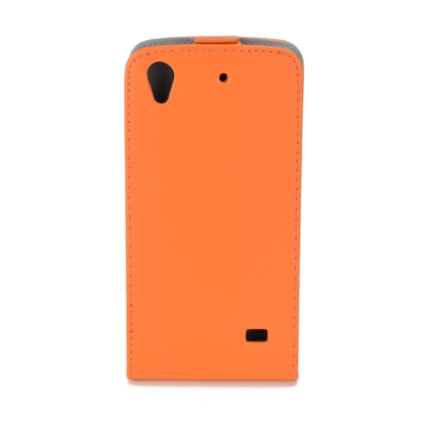Huawei Ascend G620s Handyhülle Backcover Orange