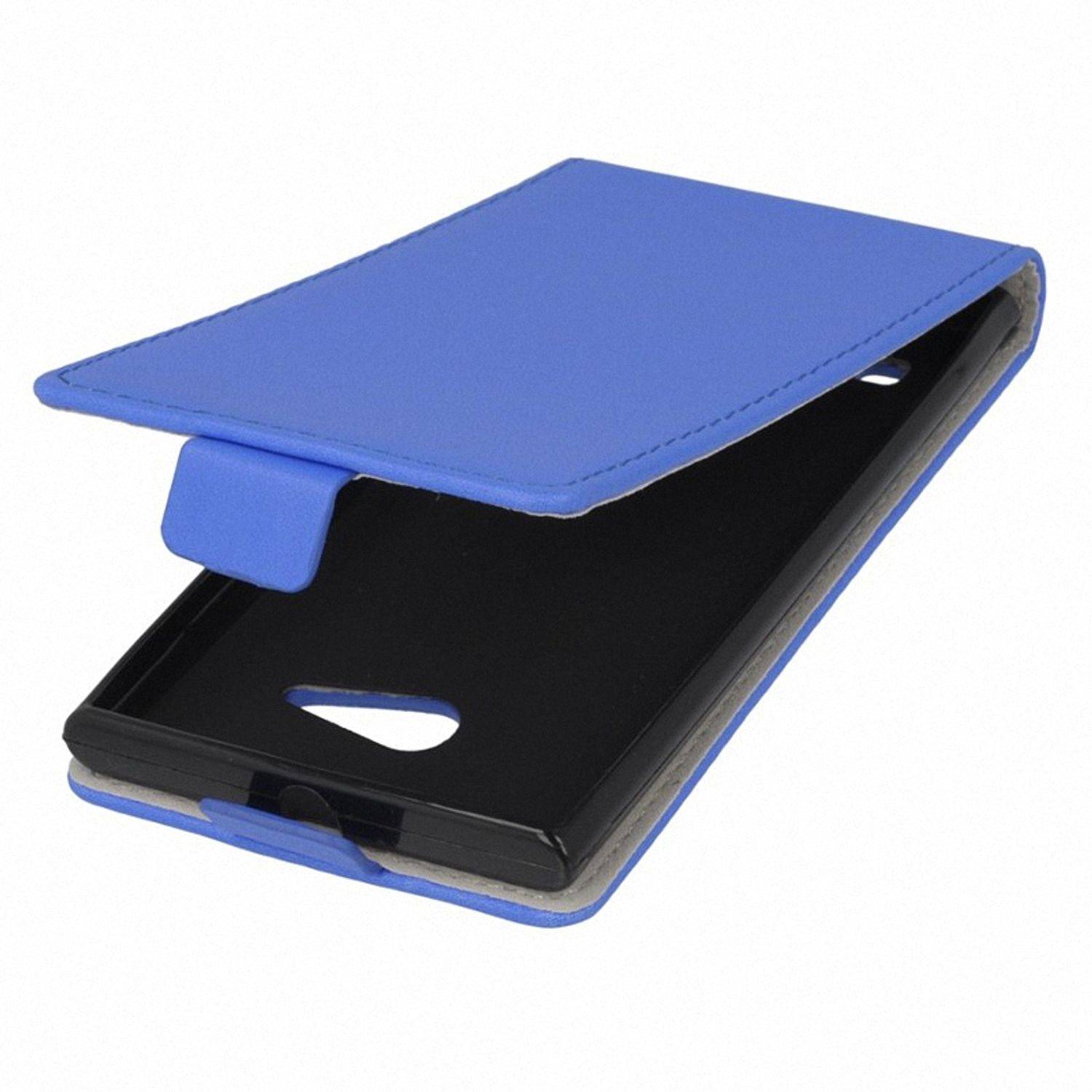 Huawei P8 Handyhülle Backcover Blau