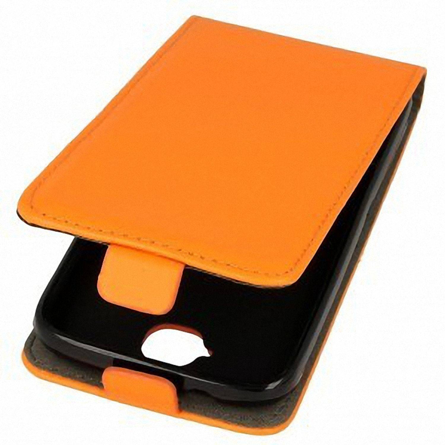 Samsung Galaxy J1 (2015) Handyhülle Backcover Orange