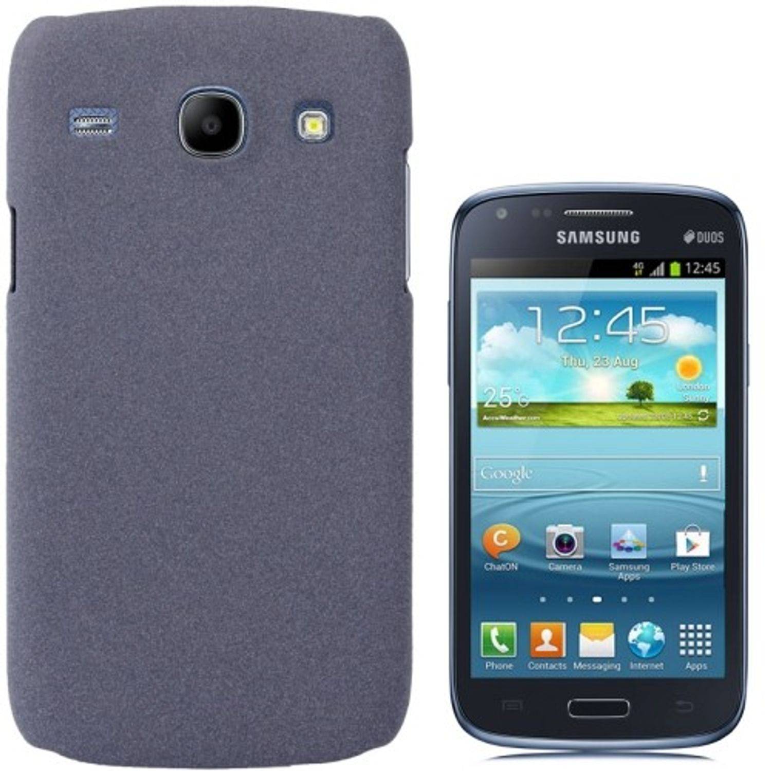 Samsung Galaxy Core i8260/i8261 Handyhülle Backcover Grau
