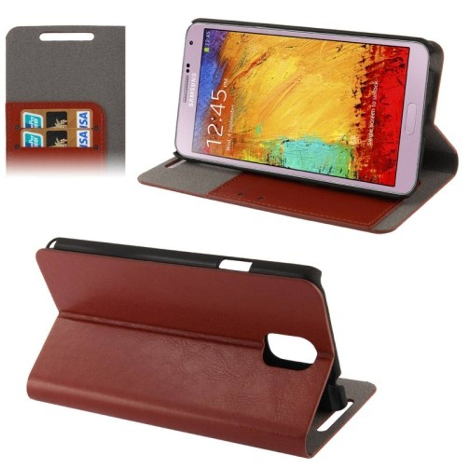 Samsung Galaxy Note 3 Handyhülle Backcover Braun