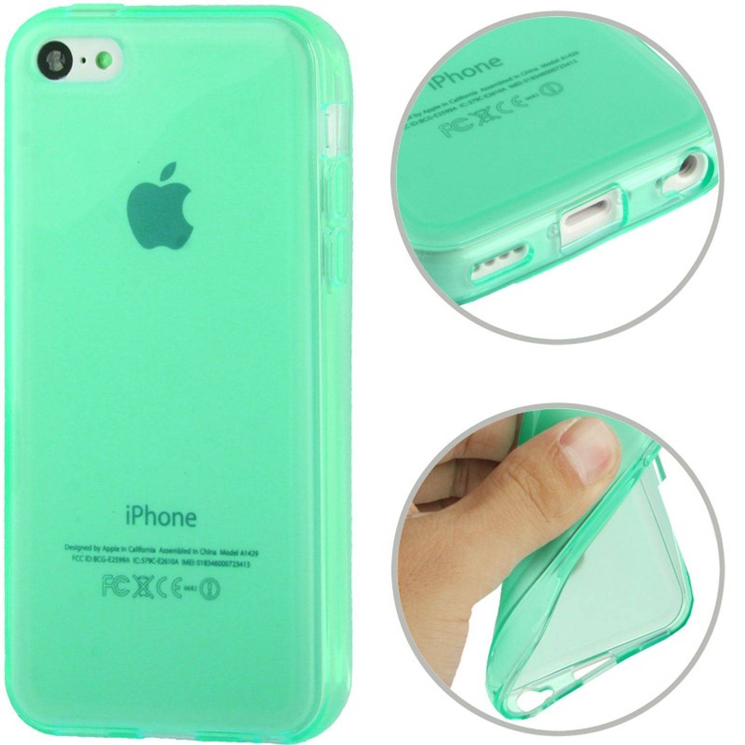 Apple iPhone 5c Handyhülle Backcover Grün